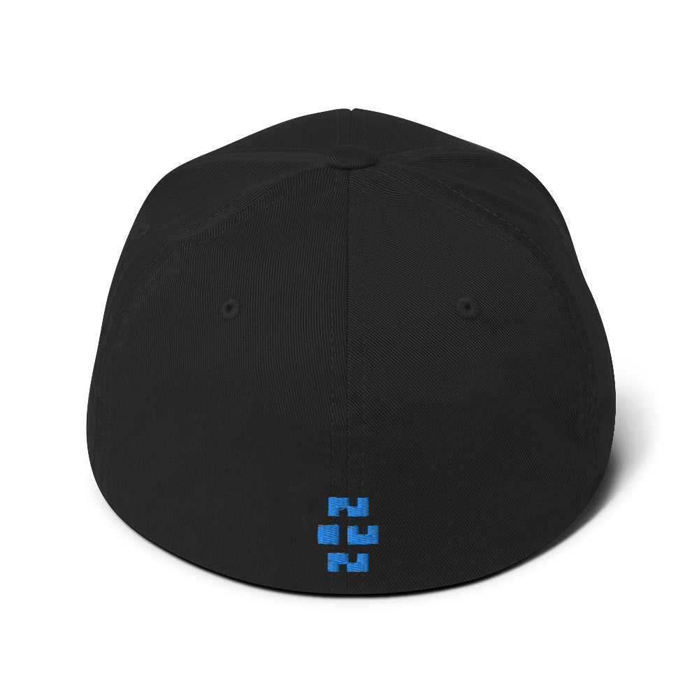 Glasses Flexfit Cap in Aqua - No Copy