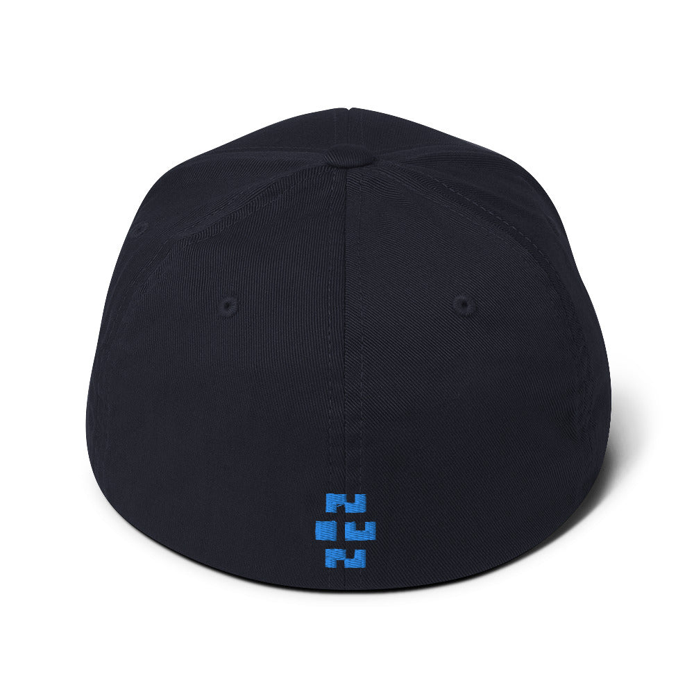 Glasses Flexfit Cap in Aqua - No Copy