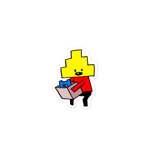 8megs - 9 MEG - 3" x 3" Sticker