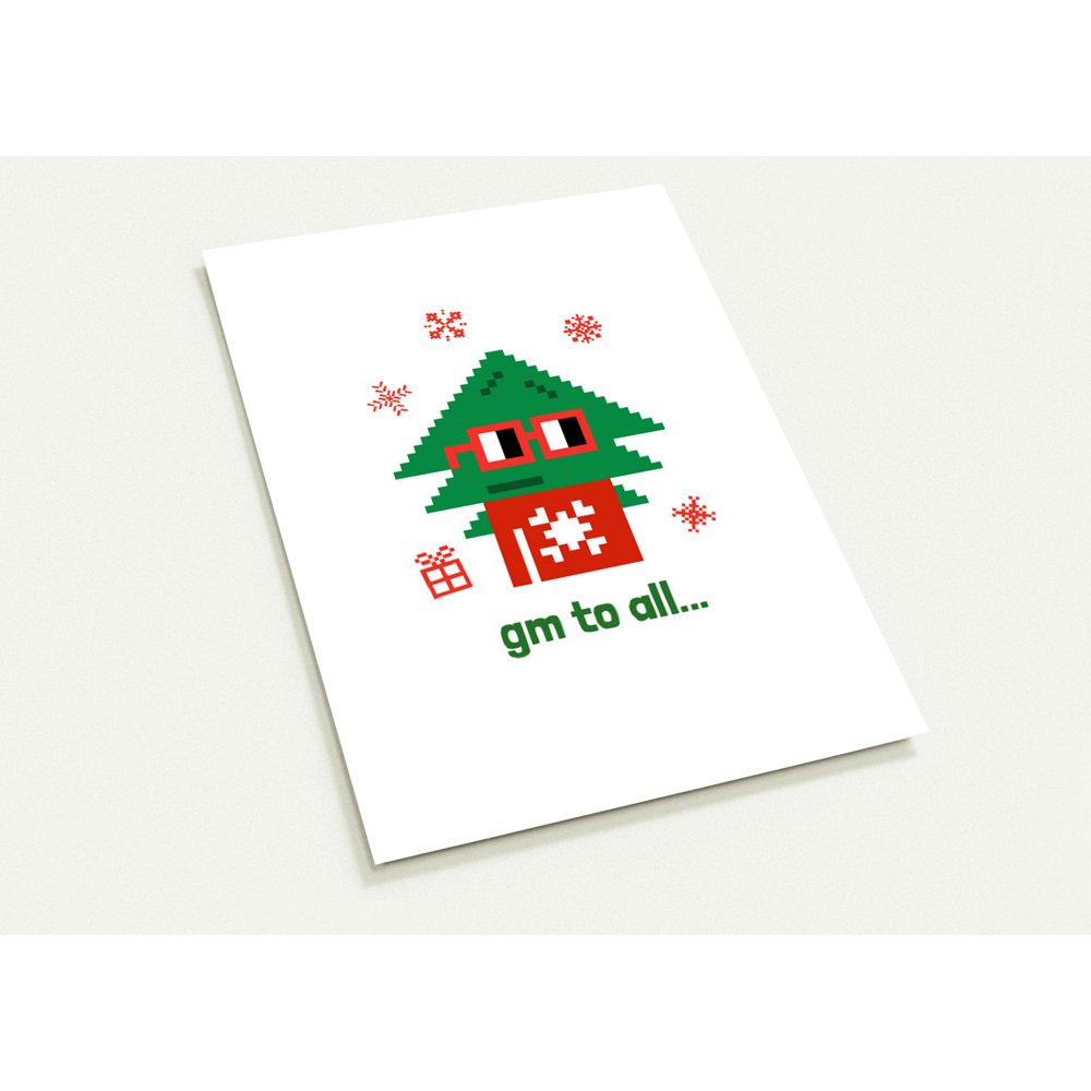 EU & INTL. gm to all Holiday Cards - 10-pack (2-sided, white envelopes)