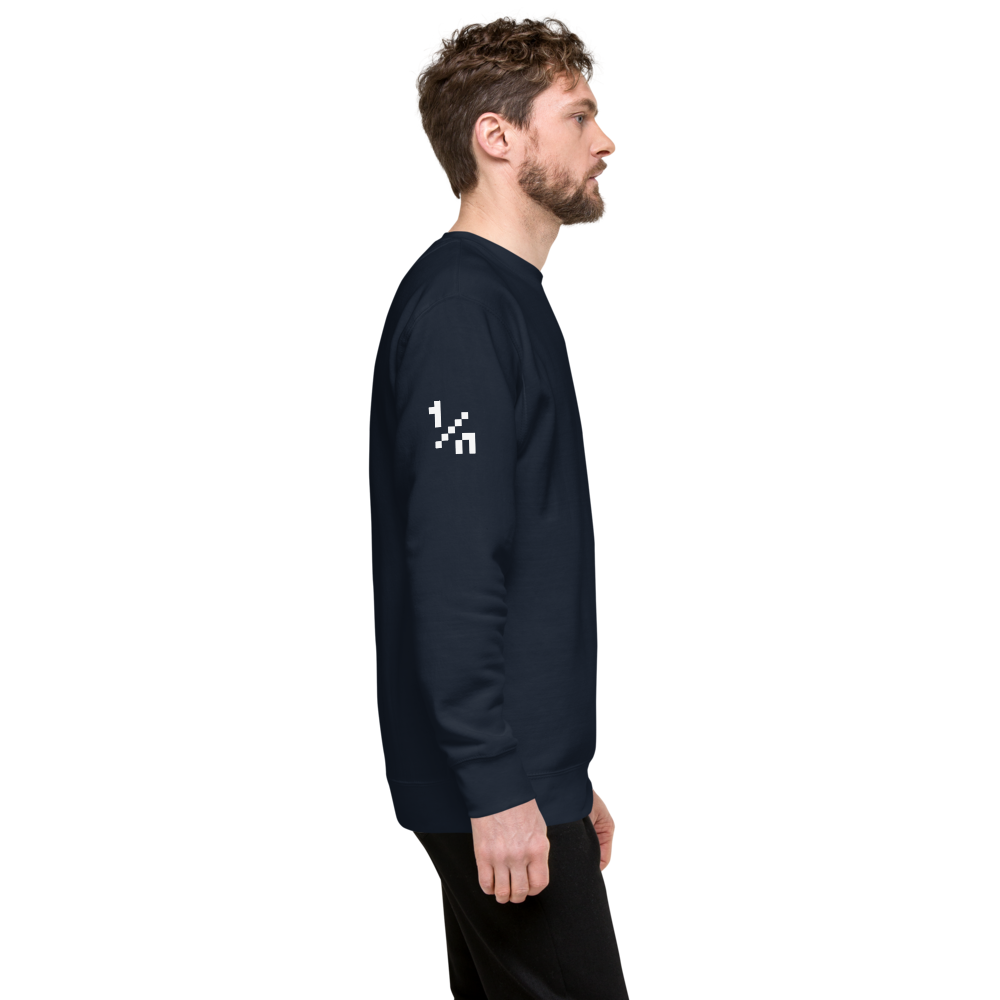 1/n Noun Logo Pullover