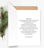 gm santa - 8 meg holiday cards - 10-pack (2-sided, white envelopes) (US & CA delivery only)