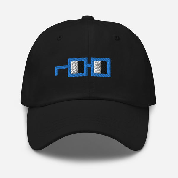 Glasses Copy Dad Hat in Aqua