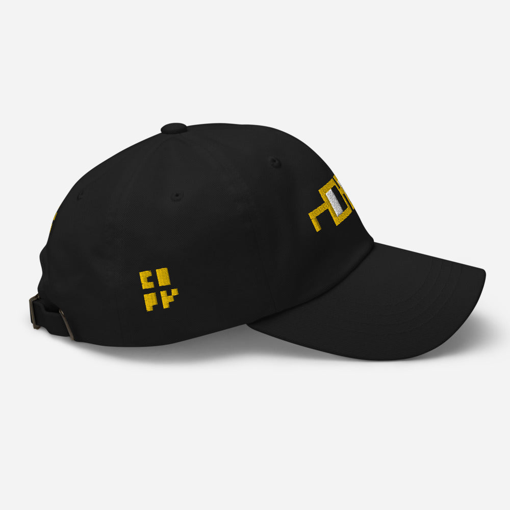 Glasses Copy Dad Hat in Yellow