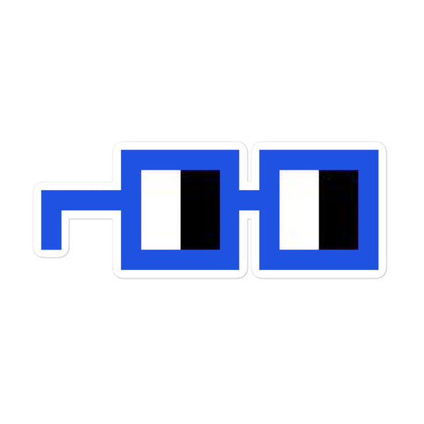 Blue Nouns Glasses - 5.5"