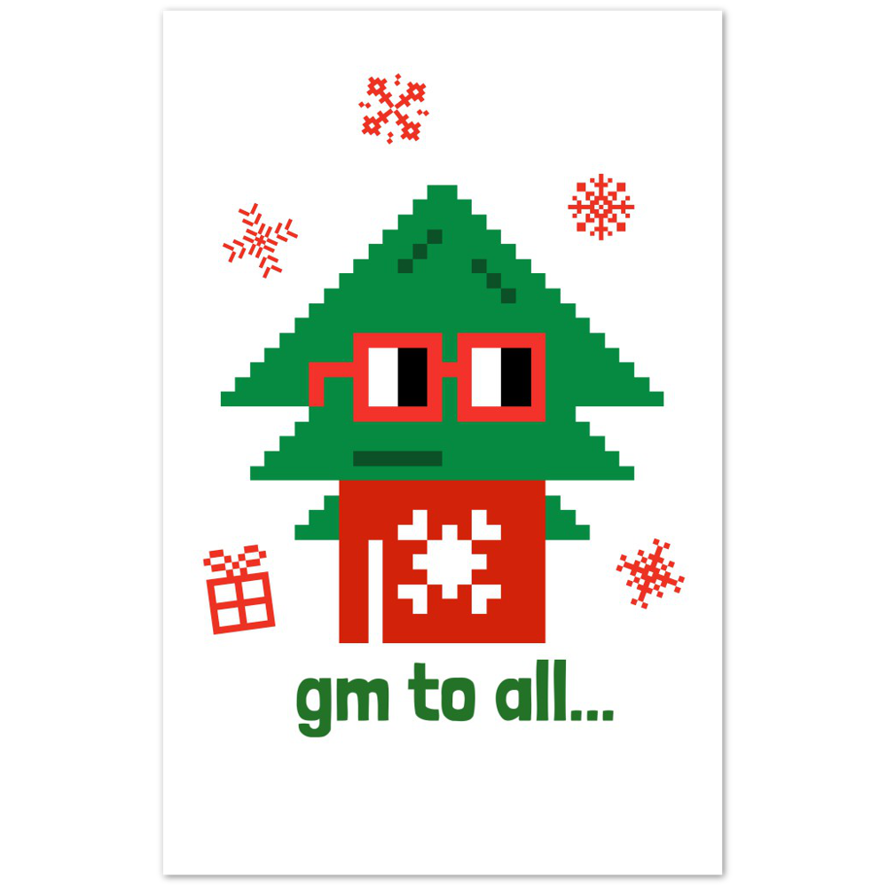 gm to all Holiday Cards - 10-pack (2-sided, white envelopes) (US & CA delivery only)