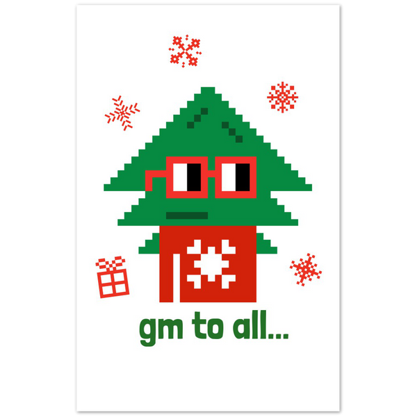 gm to all Holiday Cards - 10-pack (2-sided, white envelopes) (US & CA delivery only)